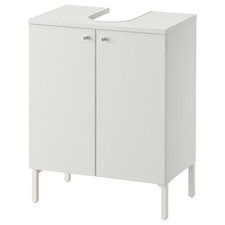 Mobile lavabo e mobiletto base lavabo bagno IKEA NYSJON con 2 ante portaoggetti
