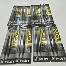 Pilot G2 Gel Ink Pen Refills Fine Point 0.7mm Black  Blue 2-Pack