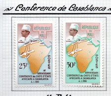 PHOTO CONTRACTUELLE /TIMBRE MALI NEUF CHARNIERE N° 9 * 31/32 * CASABLANCA