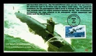 DR JIM STAMPS US COVER NAVY SUBMARINES THRESHER PERMIT CLASS FDC ALL OVER BGC