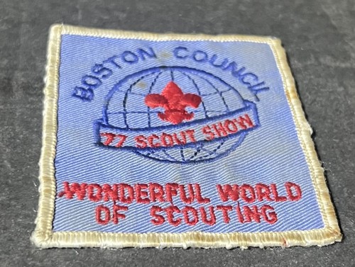 Boston Council Wonderful World of Scouting 1977 Scout Show Patch BSA - Picture 6 of 14