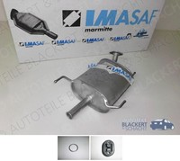 Imasaf Auspuff Esd, Endtopf FüR Almera I Stufen/SchräG. (N15) 2.0 D 55KW