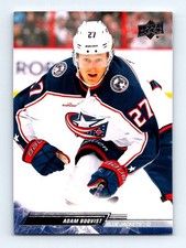 #543 2022-23 Upper Deck { Adam Boqvist Blue Jackets
