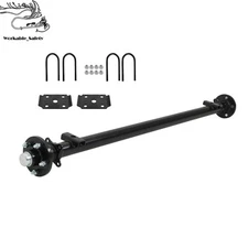 Fit For 3500lbs 5 lug-4.5" 61" Hub Face 46" Spring Center 48" WIDE FRAME