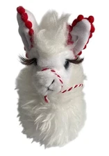 Douglas Cuddle Flurry White Llama Long Eyelashes 6” Plush Stuffed Animal Toy NWT