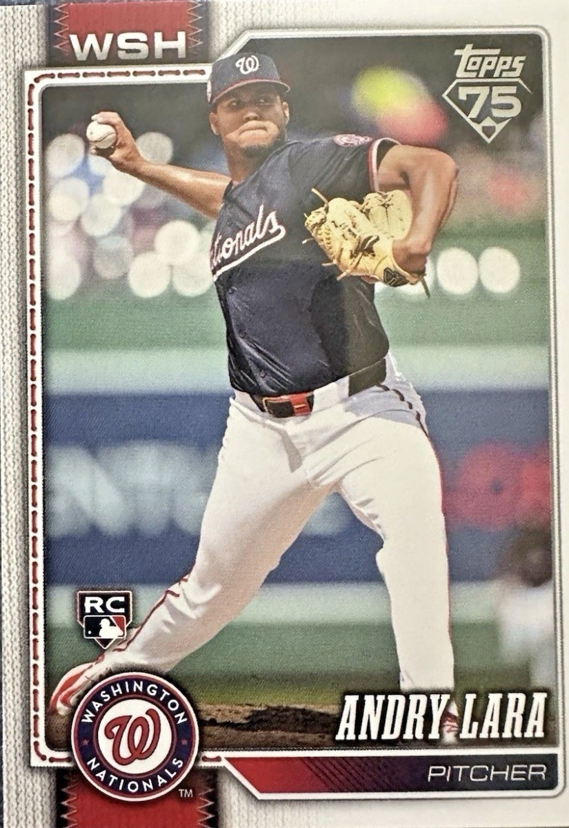 2026 Topps Series 1- Andry Lara Nationals #36 RC Rookies Presale