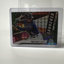 Panini 2021 Mosaic Launched Kyle Lewis L8 Seattle Mariners Baseball Card