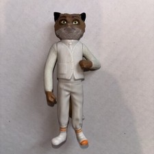 McDonalds Happy Meal 2006 Fantastic Mr Fox Ash Silverfox Plastic Toy Figure 4"