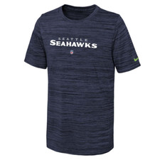Nike Youth Seattle Seahawks 2023 Team Velocity T-Shirt, Navy, L