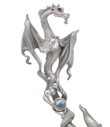 Spell of the Dragon by Ray Lamb, Perth Pewter 0440/2500, LE09, 1986 WIZARD - 第 2/9 張圖片