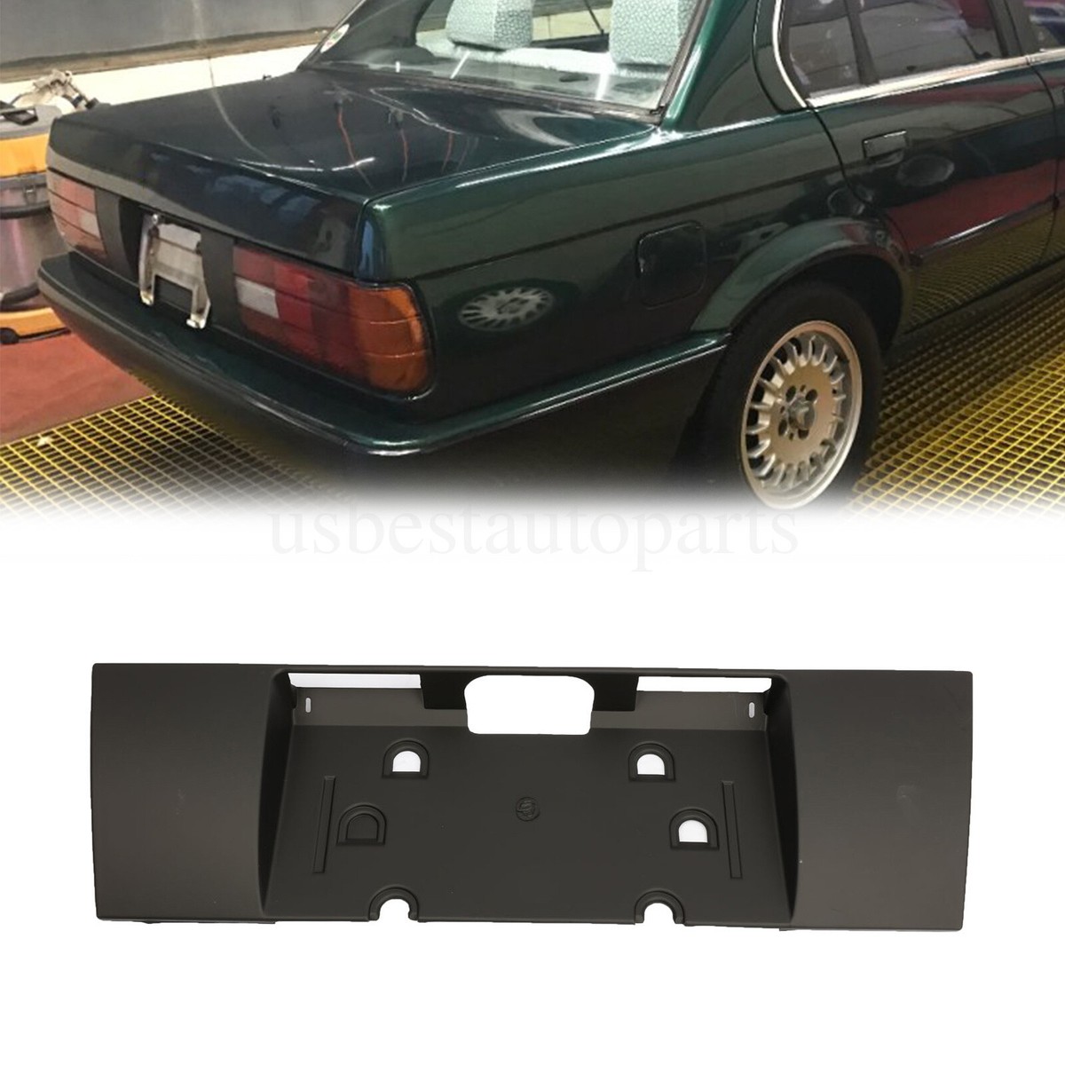 Fit BMW E30 License Plate Filler Heckblende 1988-1991 325i 325is