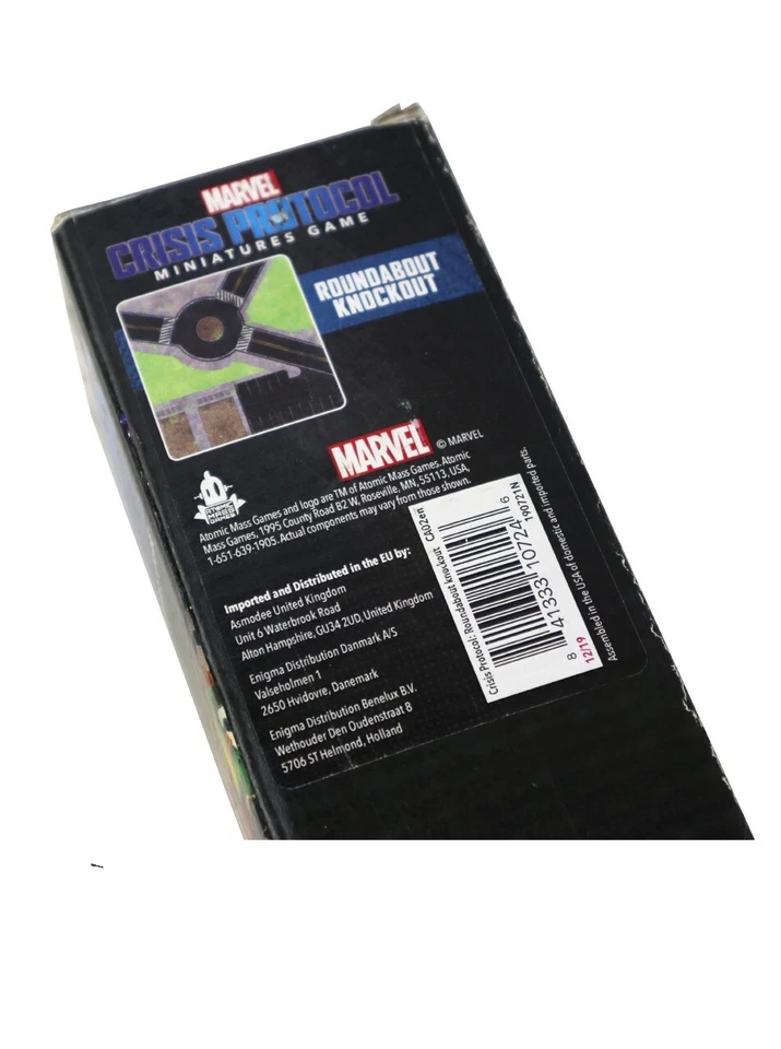 Marvel Crisis Protocol Miniatures Game Gaming Mat Roundabout Knockout New - Image 3 of 4