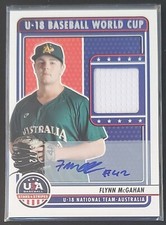 Flynn McGahan  2023 Panini USA Stars & Stripes  Auto Jersey /72  #U18-FM