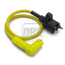 Yellow Racing Ignition Coil HT Lead 50cc 125cc 140cc Motorcycle Dirt Pit Bike