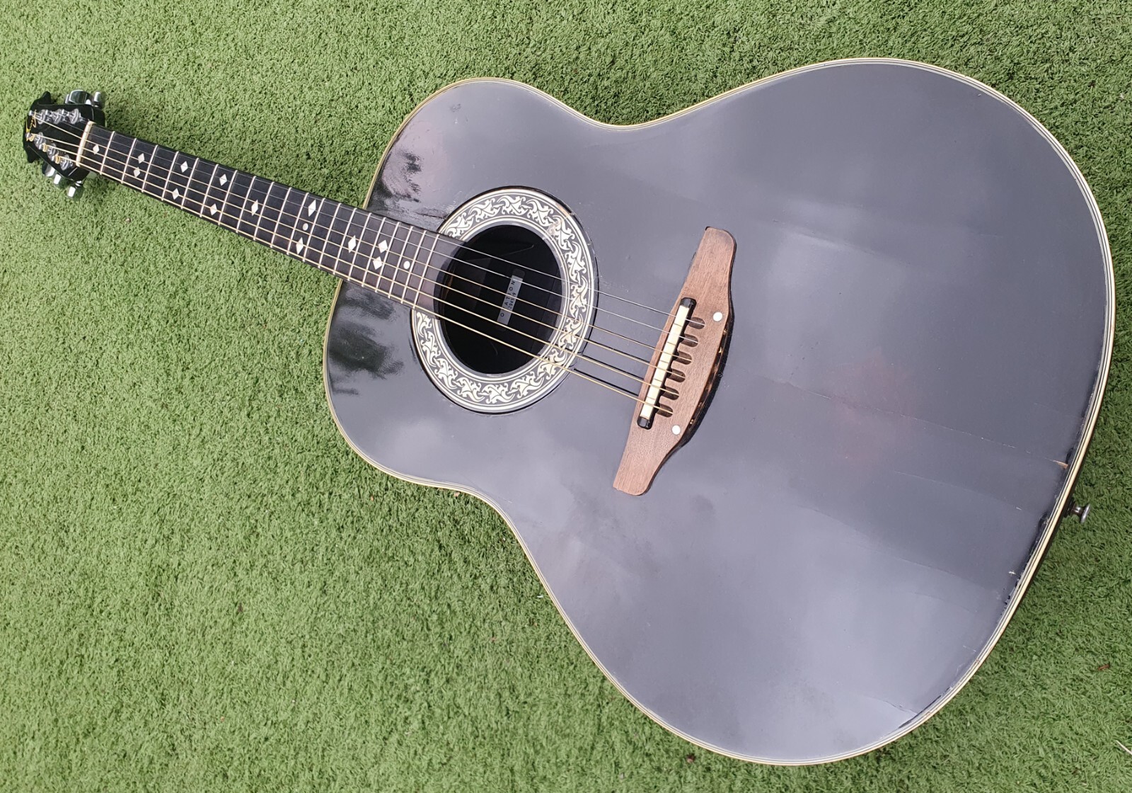 Ovation 1612 Custom Balladeer £525 genuine original 70s vintage acoustic guitar