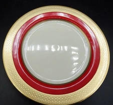 RARE Lenox Embassy Red 6 3/8" Bread Butter Plate MINT!
