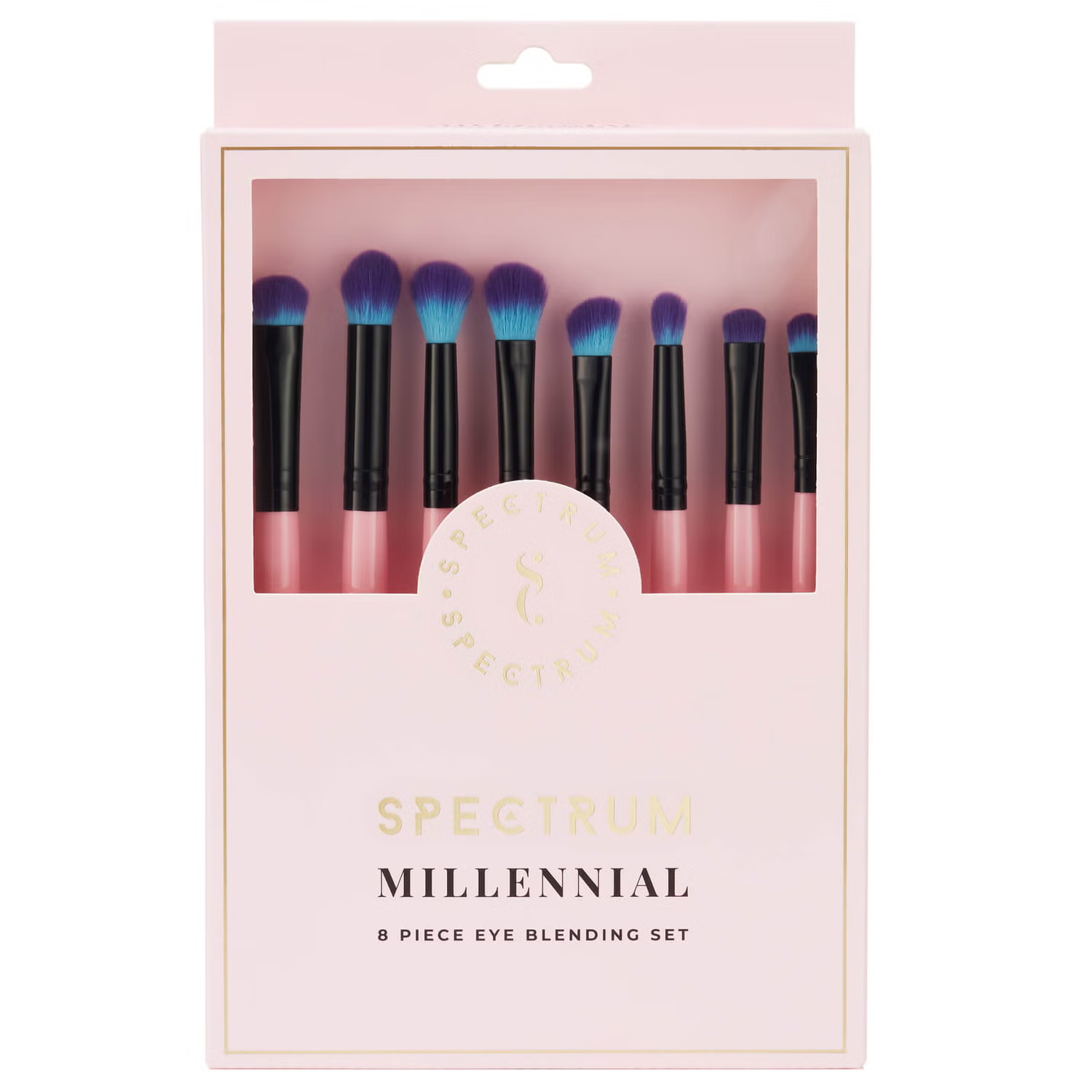 Spectrum Millennial 8 Piece Eye Blending Makeup Brush Set Brand New In Box