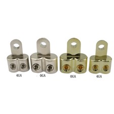0/4 Gauge Screw Wire Butt Ring Terminal Connectors Car Audio Modified Wire Power