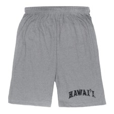 University Of Hawaii Rainbow Warriors NCAA College Fleece Distressed Shorts