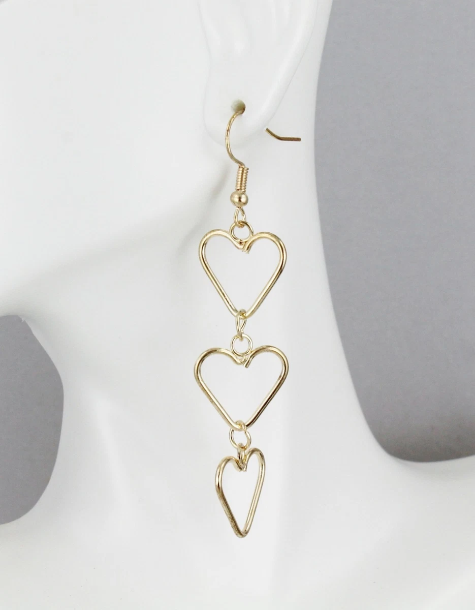 Links shop heart earrings