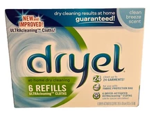 1-DRYEL At Home Dry Cleaning Cloth Refill ULTRAcleaning Discontinued