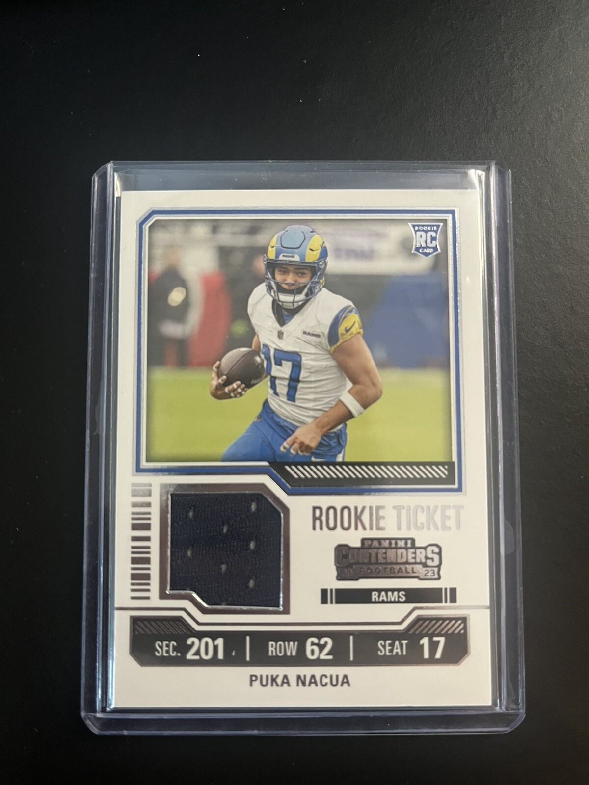 2023 PANINI Contenders Football - Puka Nacua RC - Rookie Ticket PATCH #TS13