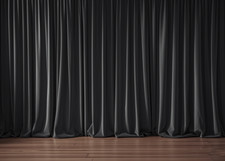 Gray Heavy Style Velvet Curtain 108"H Drape Stage/Theater/Home Noise Thermal On