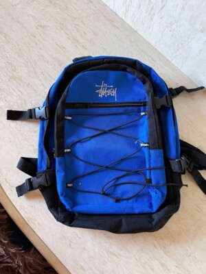 バッグ OLD STUSSY 90s Back Pack Vintage 90s Stussy Backpack Blue/Black USED CONDITION | eBay