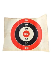 Vtg! Placo Toys Dart Gun Target Instructional Cardboard