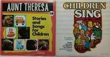 2 LP Aunt Theresa Stories and Songs for Children Sing Bible Christian ZLP 752 