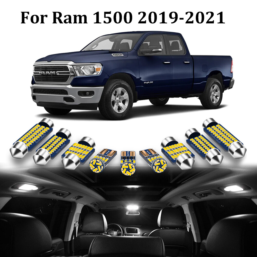 AUTOGINE Kit De 12 Luces LED Interiores Blancas Para Dodge