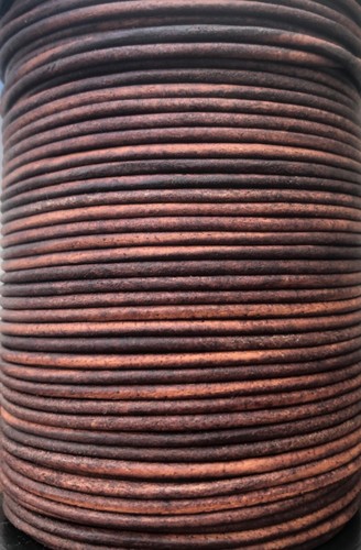2.5mm Real Round Leather Genuine Cord String Thong 100m Jewellery Craft - Picture 7 of 18