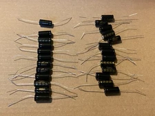 25pc Electrolytic Capacitor Axial 2000hr +105℃ RoHS 50uf 100V φ10x20mm Supertech