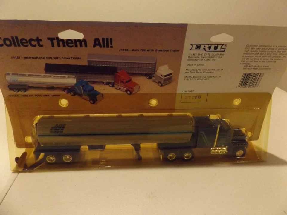 1/64  Mighty Movers, Ford LTL 9000 with Tanker,  # 1184 MM - Image 3 of 4