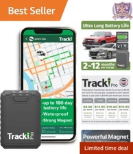 Rugged Magnetic GPS Tracker for Vehicles – Waterproof, 10,000mAh Battery Life