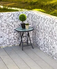 SkyMall 15ft Decorative Pebble Design Deck and Fence Privacy Screen Netting