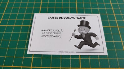 Hasbro C25 Community Box Startbox Monopoly Schnellspiele Karte