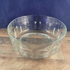 Vintage Arcoroc Glass Serving Bowl Dish Thumb Print 8.5" Diameter 4” High — photo 1