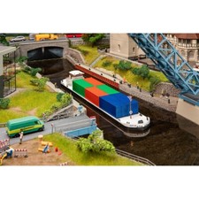 Faller 131013 Flussfrachter mit Containern Spurweite H0