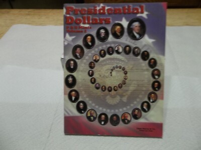 NEW Presidential Dollars P & D Mints Volume  2 Edgar Marcus  Folder  FREE SHIP!