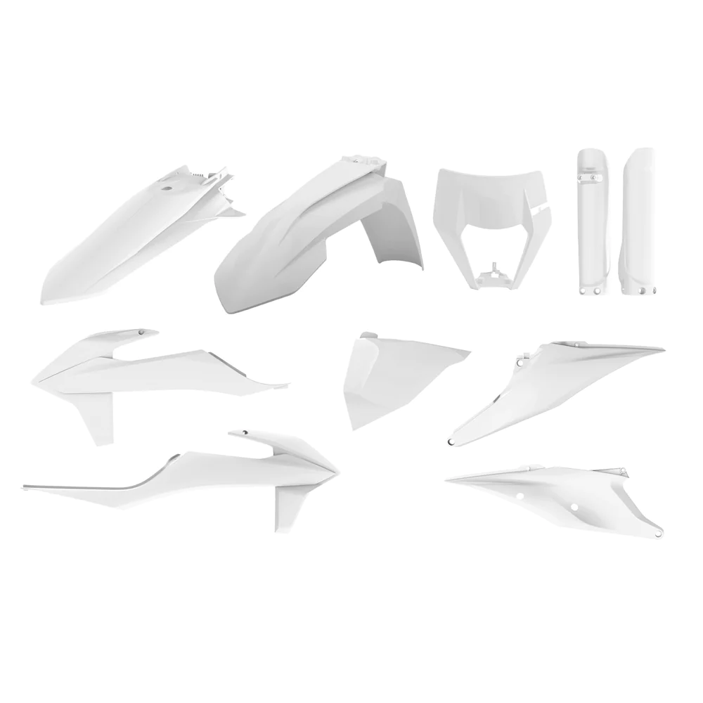 Polisport Plastic Kit Inc Headlight Mask KTM EXC/EXC-F 20-23 White