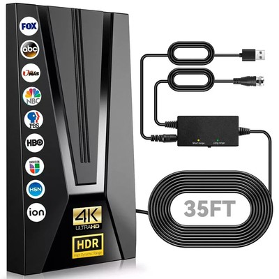 2024 Upgraded HD TV Antenna 980+ Miles Range Indoor Outdoor Digital TV Antenn...