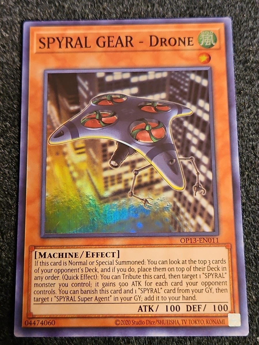 yugioh drone deck Yugioh SPYRAL GEAR - Drone OP13-EN011 Super Rare NM