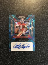 2023 Prizm John Taylor Sensational Blue Ice Prizm Auto Autograph 22/99 49ers