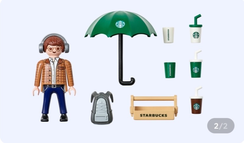 韓国限定♡Starbucks Playmobil コラボ 韓国スタバ］プレイモービルコラボが可愛い！PLAYMOBIL +