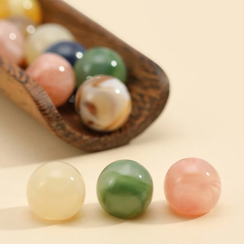 50 X DIY Round Frog Buttons Beads Material Sewing for Cheongsam Hanfu Suit Decor - Image 3 of 4