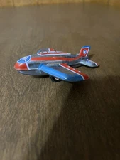 2011 Schylling Vintage Style Jet Airplane Plane Tin Toy Vehicle 4"