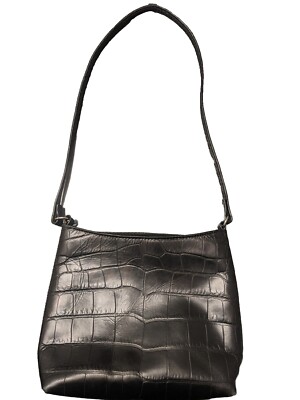 Talbot Black Leather Women's Bag! Made In Italy!