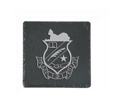 Adelphikos Fraternity Slate Coaster