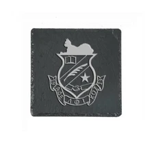 Adelphikos Fraternity Slate Coaster